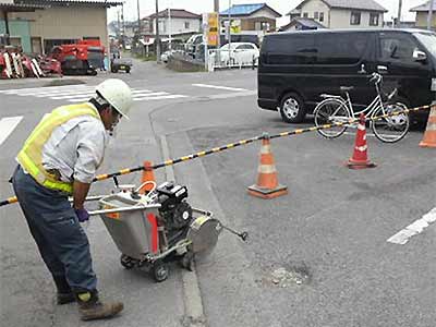 急速充電スタンド設置工事